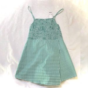 Urban Outfitters NWT Winnie Gingham Smocked Romper